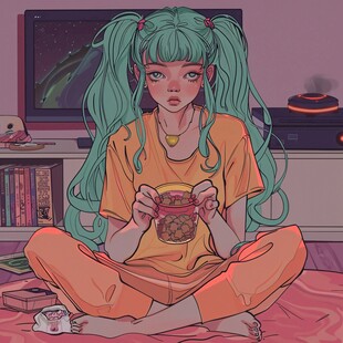 波普风插画