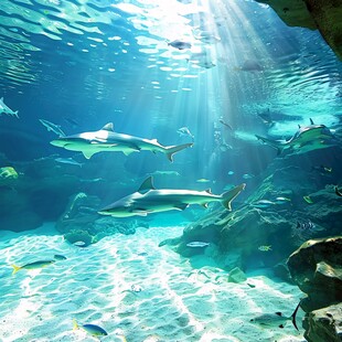 海洋水族馆旅游