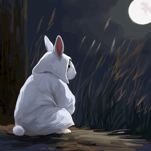 兔子望月