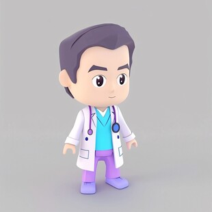q版医生形象