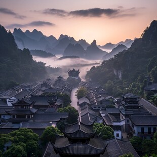 古城晨曦