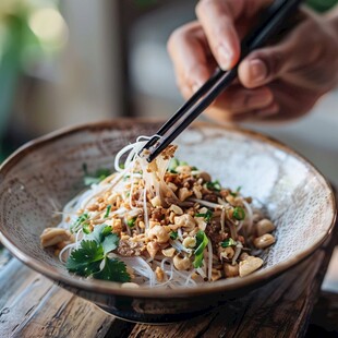 肉沫菌菇粉条