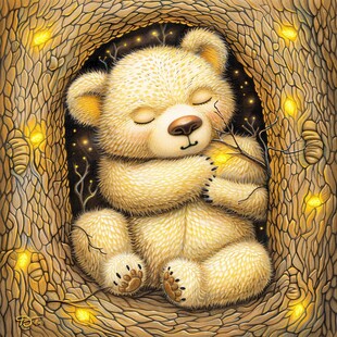 小熊装饰画