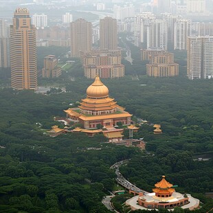 华西村标志性建筑