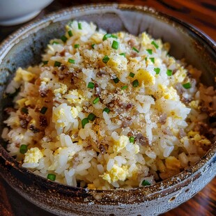 鸡蛋炒饭秘制炒饭美食