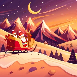 santa雪橇