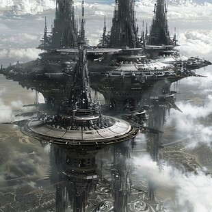 幻想的外星建筑