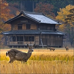 日本旅游奈良小鹿