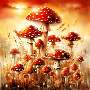 创意蘑菇图