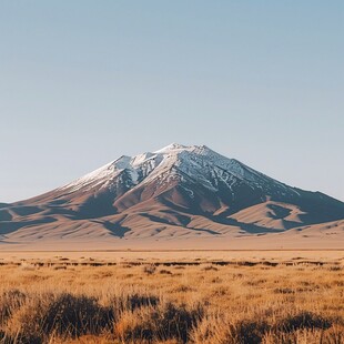 山脚戈壁山地荒漠