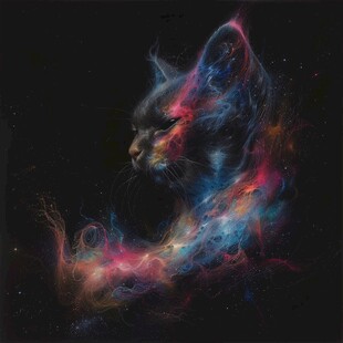 猫数字艺术