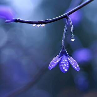 雨后紫藤花