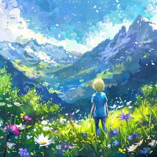 梦幻儿童插画超治愈