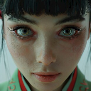 写实人物插画