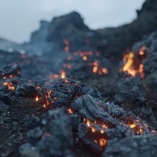 火山岩浆