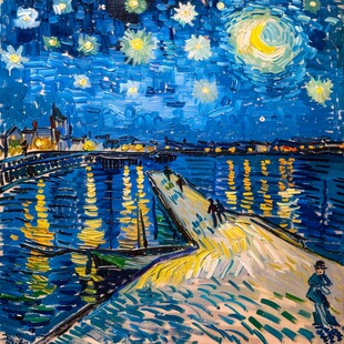 梵高星空画风