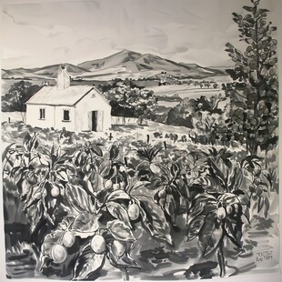 橄榄油版画