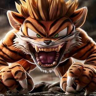 潮流虎原创形象