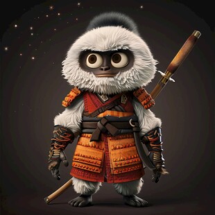 熊猫功夫大侠形像设计