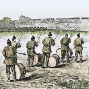 朝鲜古代守城士兵