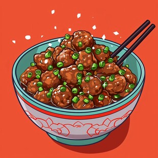 纳豆插画