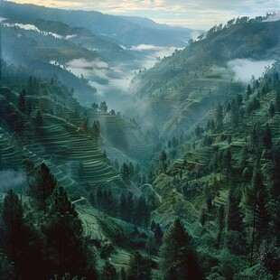 广西融水苗山风光