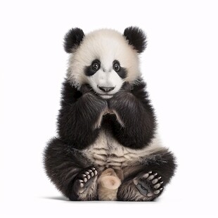 小熊猫姿态