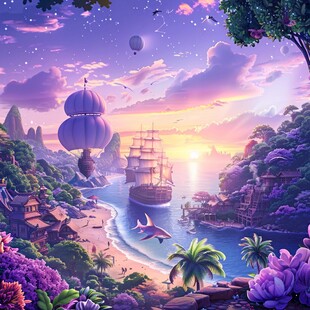 梦幻童话世界景观