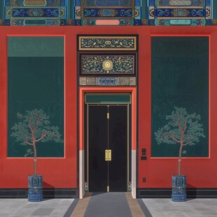 恭王府插画