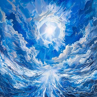 海洋流体画宇宙