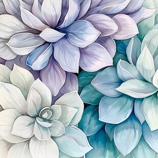 3d立体花壁纸