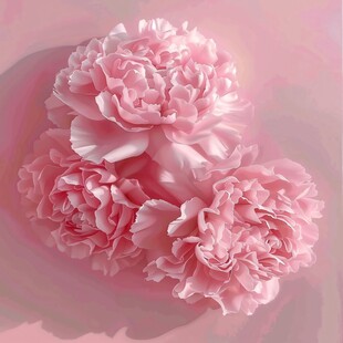 3d牡丹花卉