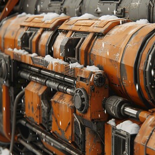 宇宙飞船发动机室