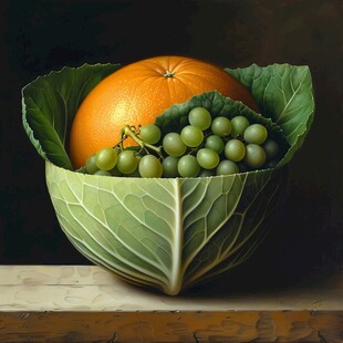 逼真的水果艺术