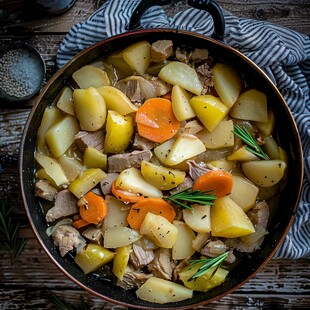 炖菜土豆鸡肉胡萝卜洋葱