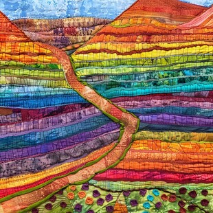 彩色地形地理地貌