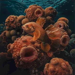 立体画海底立体画