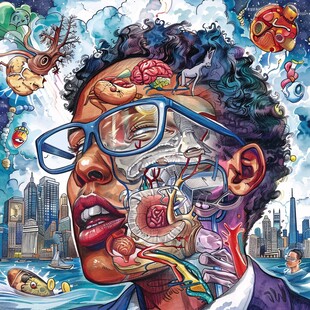 嘻哈插画潮流插画