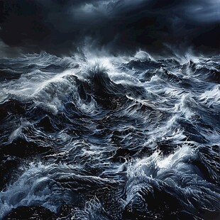 海洋流动装饰画