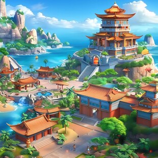 q版场景