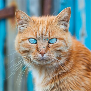 犀利眼神的猫