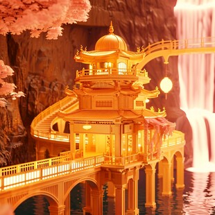 黄鹤楼复原等比建筑