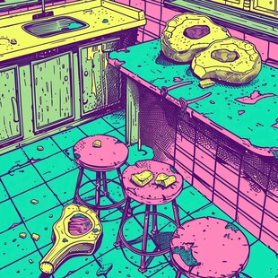 波普风插画