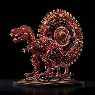 后现代机械科幻装饰品
