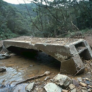 碇步小溪石凳碇石头桥