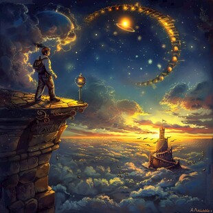 魔幻场景插画