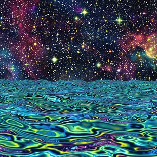 海洋流体画宇宙