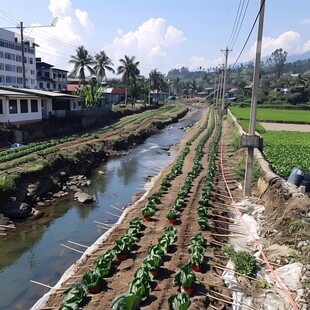 河道种植