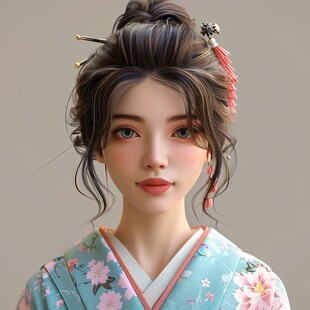 写实人物插画
