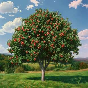 3d苹果树